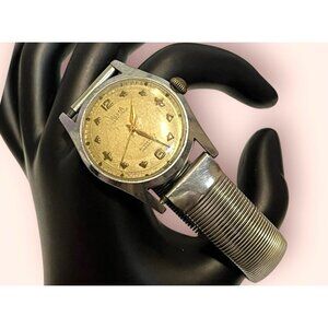 CLASSIC VINTAGE ALSTA Very THIN WATCH WRISTWATCH WORKING !!